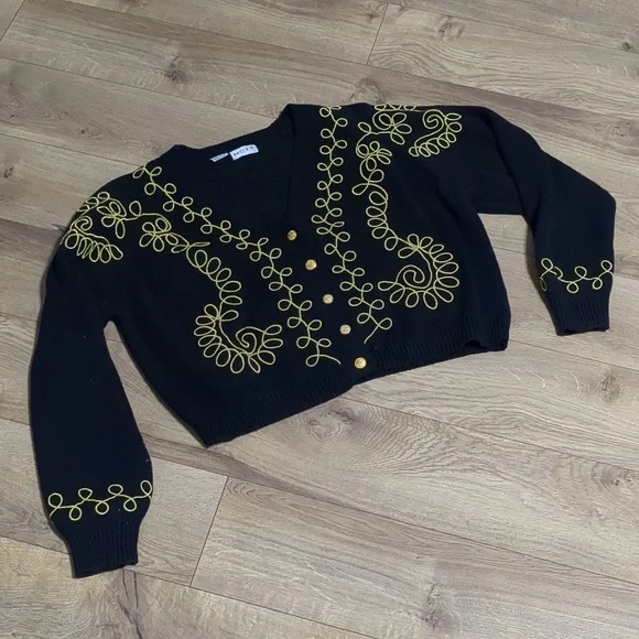 Mexx sweater cardigan cropped length Size Large - Picture 4 of 8